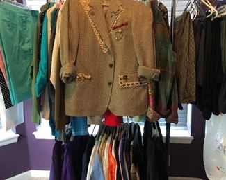 Lots of women’s plus size clothing.