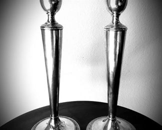 Sterling candle sticks