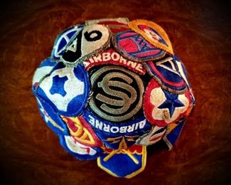 folk art cap of military insignia