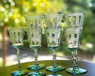 vintage stemware