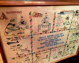 Girl Scouts embroidery