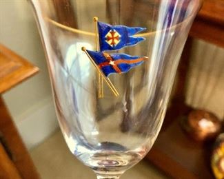 Crystal made for a YACHT REGISTERED TO THE NEW YORK YACHT CLUB