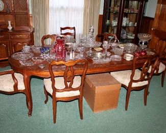 #1 - Kindel French Provincial Dining Table & 6 Chairs