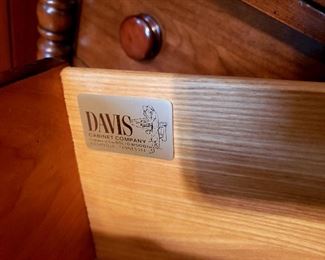 Davis Cabinet Company Dresser with Mirror