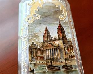 #22 - 1893 Chicago World's Fair / Columbian Expo Machinery Hall Souvenir Bottle