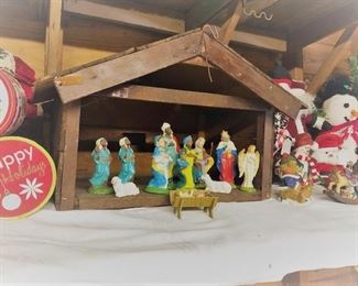 Assortment of Christmas and holiday decor