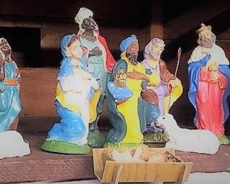 Vintage Christmas Nativity