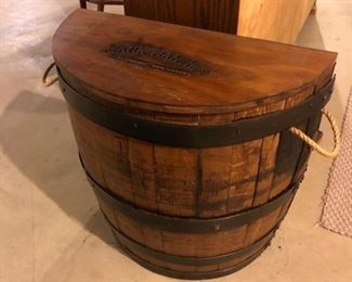 Jack Daniels barrel made into storage!!