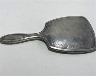 ANTIQUE STERLING SILVER MIRROR