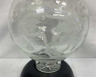 2000 WATERFORD MILLENNIUM SIGNED GLOBE
