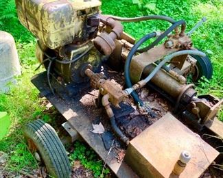 Homemade Log Splitter