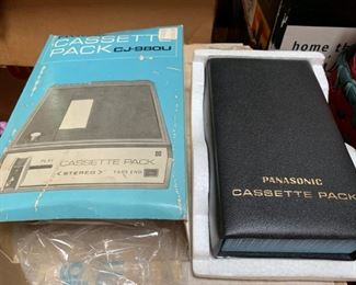Vintage Car Radio, Cassette Player and 8 Track Players