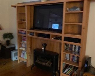 Handmade entertainment center