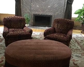 More Chairs and Ottoman