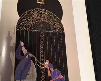 I have this large Erte Serigraph, embossed this is a photo from a magasin