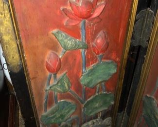 antique Chinese screen