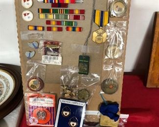 Military Pins & Medals Lot
