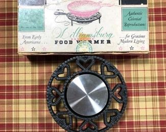 Antique Williamsburg Electric Food Warmer