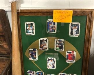Baseball Card Bat Lot