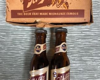 Schlitz Salt Pepper Shakers