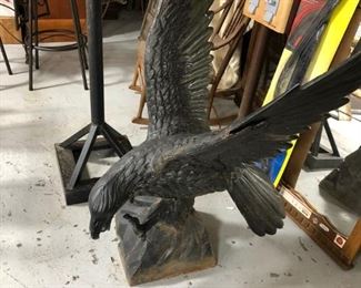 Cast Iron Eagle and Stand