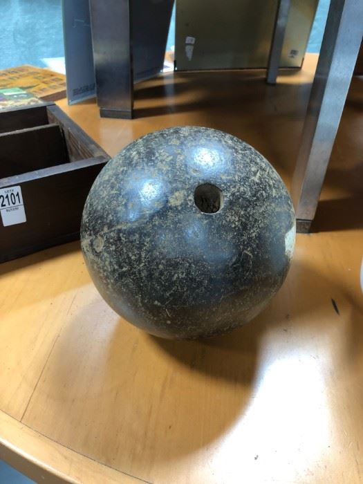 Antique Chain Gang Steel Ball