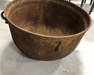 25 Gallon Cast Iron Cauldron
