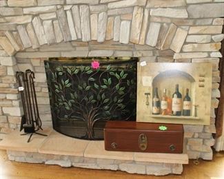 fire place screen