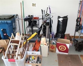 garage filled with items
