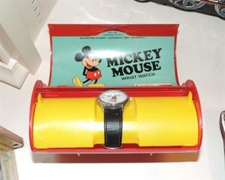 Mickey Mouse with original plastic box WATCH