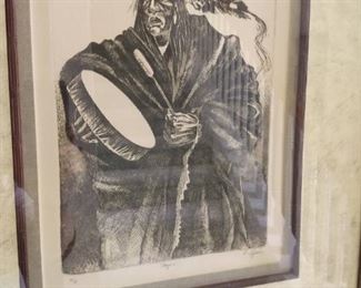 Native American print unknown artist