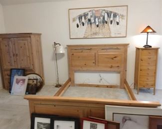 Southwestern Style queen or full bed frame