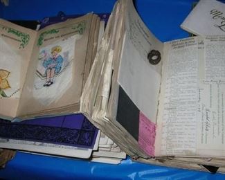 Fabulous 1930s school scrapbooks