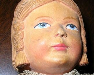 The amazing hand-carved detail of the Brienz doll