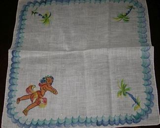 Hand-painted hankie