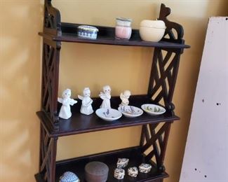 Mahogany wall shelf 