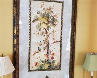 Fancy oriental framed art