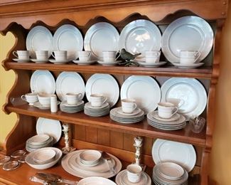 12 place set vintage bone China 