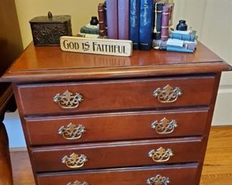 Mahogany end tables 