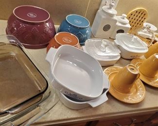 Cook pots and Corning ware