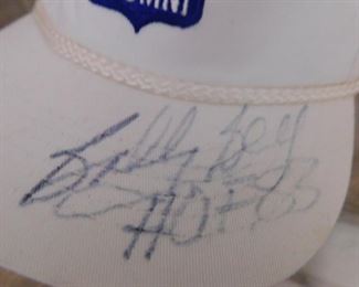 Signed Bobby Bell NFL Cap HOF 1983