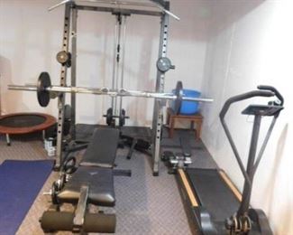 Weights press rack Home Gym