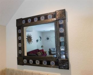Metal framed Mirror