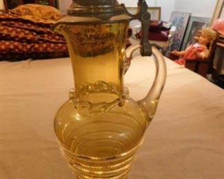Vintage glass stein