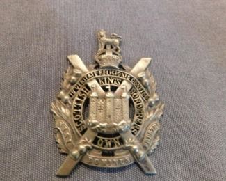 Kings own Scottish boarders cap badge
