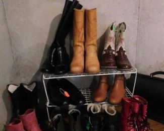Roper boots as well as other leather boots