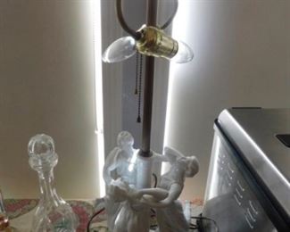 European vintage lamp