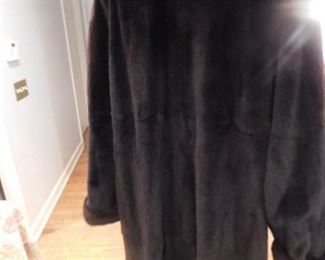 Sak's 5th Ave Fur Collection Reversible Mink Fur Winter coat