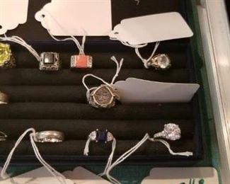 Antique and Sterling Rings