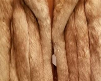 Fox Fur Coat, ( with Damage)